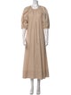 Staud Crew Neck Long Dress