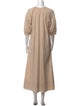 Staud Crew Neck Long Dress