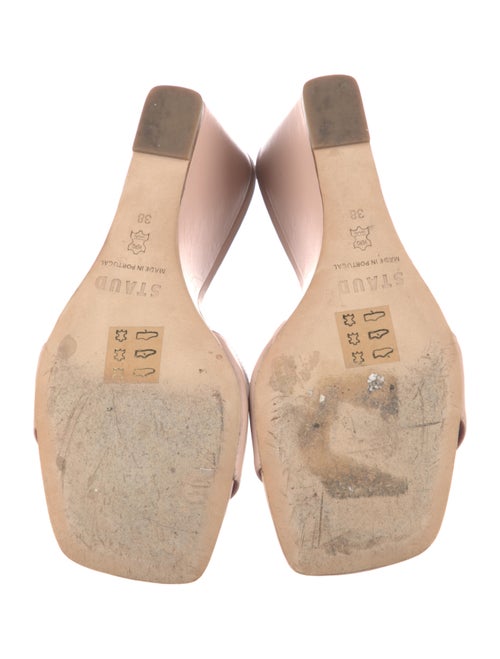 Staud Leather Cutout Accent Slides