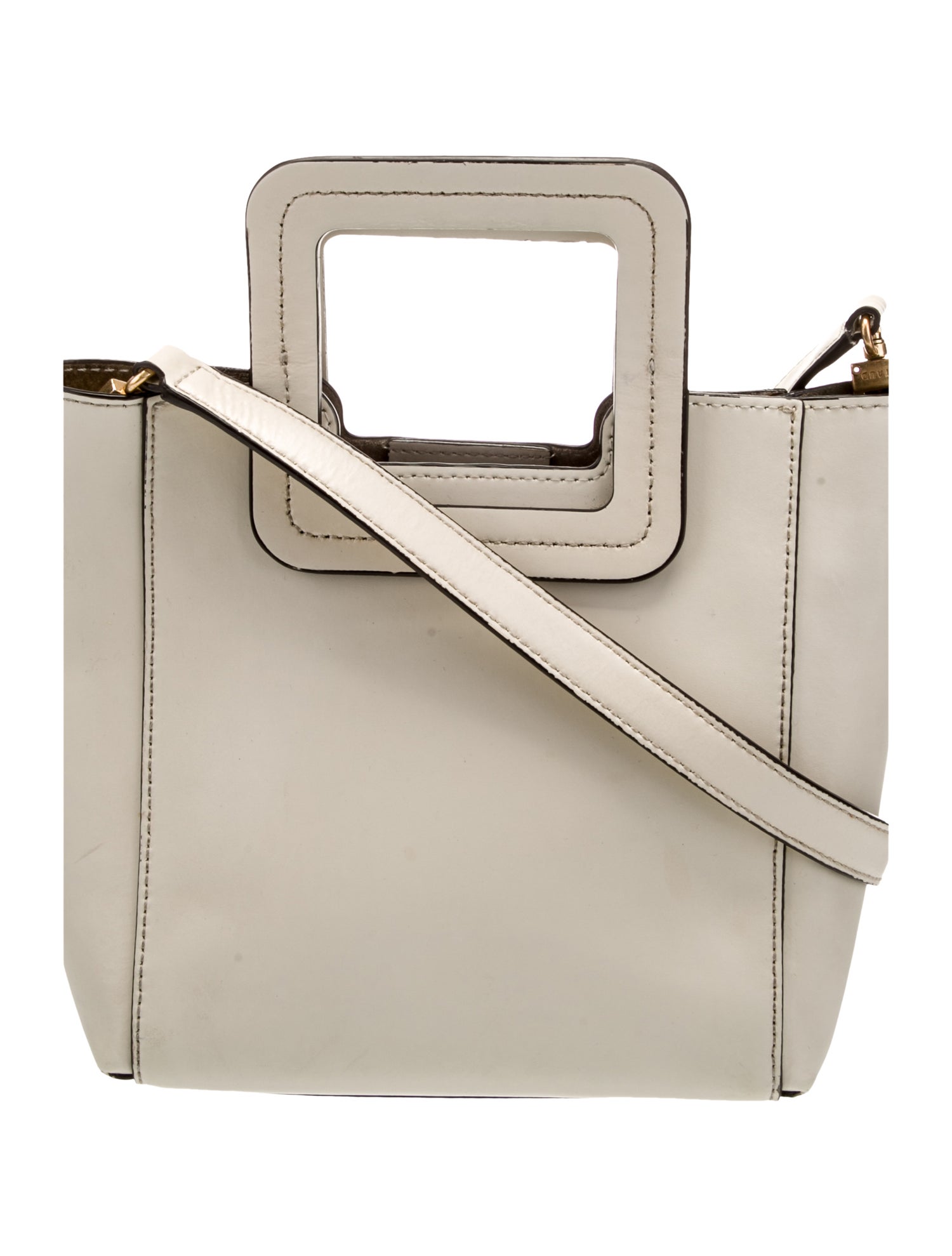Staud Leather Top Handle Bag