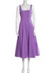 Staud Square Neckline Long Dress
