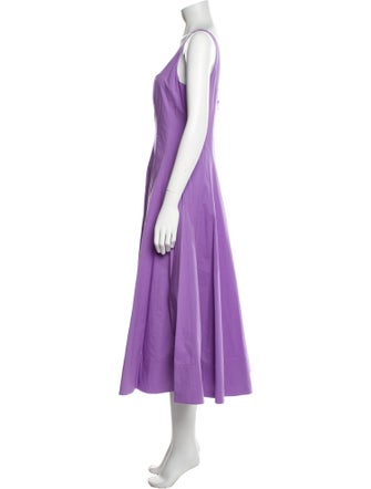 Staud Square Neckline Long Dress