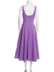 Staud Square Neckline Long Dress
