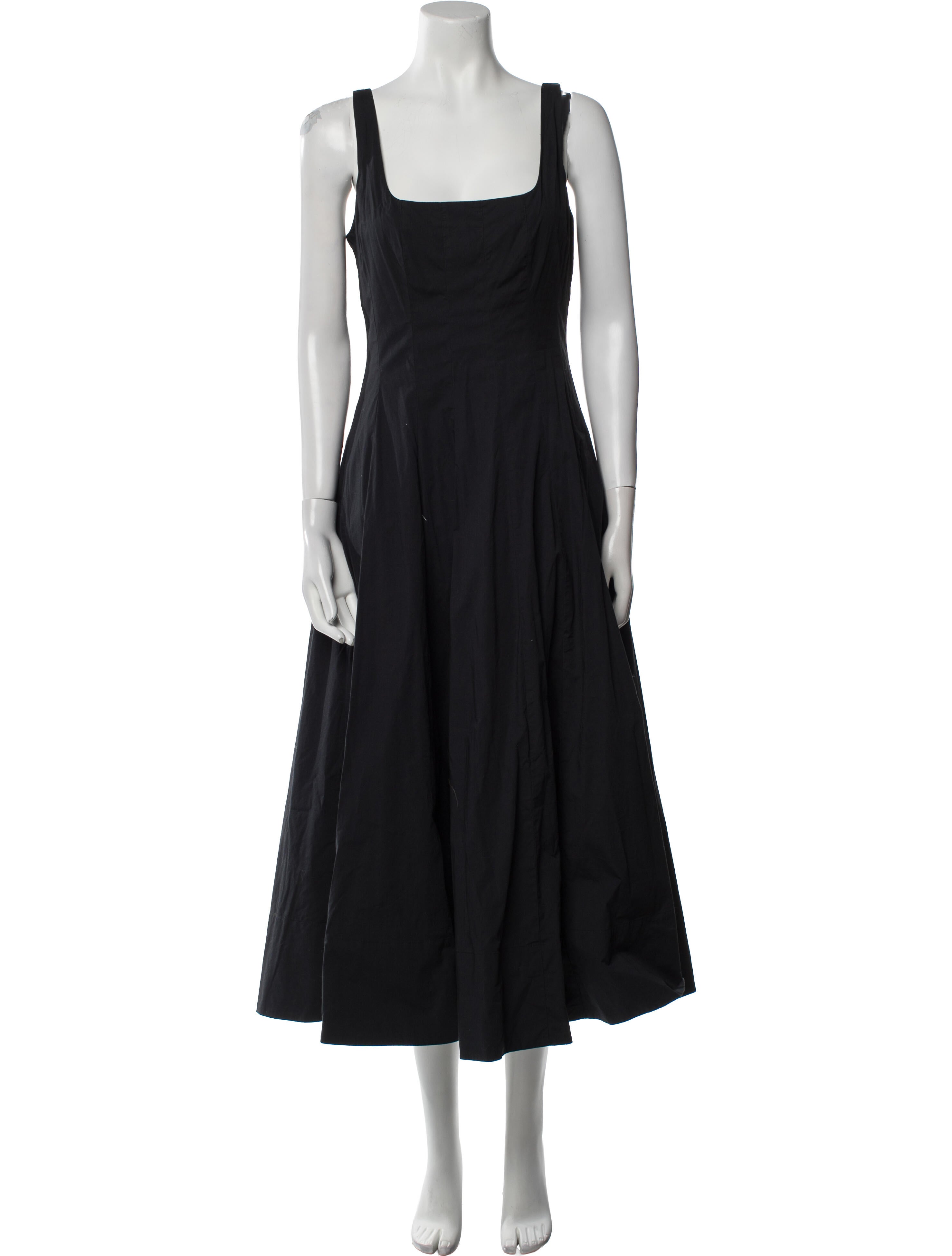 Staud Square Neckline Long Dress