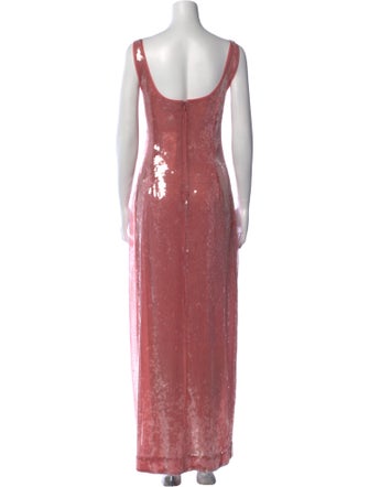 Staud Square Neckline Long Dress