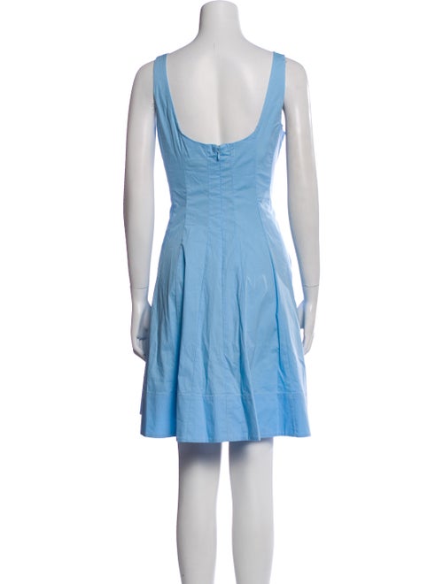 Staud Square Neckline Mini Dress