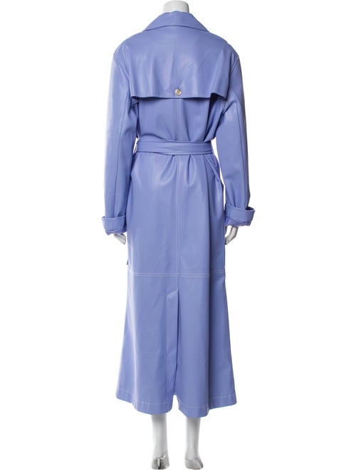 Staud Faux Leather Trench Coat