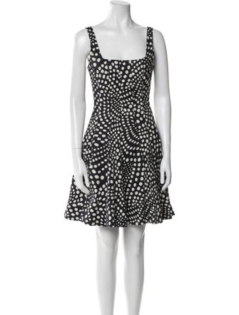 Staud Polka Dot Print Mini Dress