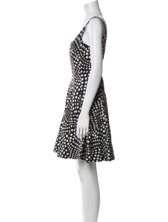 Staud Polka Dot Print Mini Dress