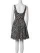 Staud Polka Dot Print Mini Dress