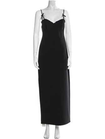 Staud Square Neckline Long Dress