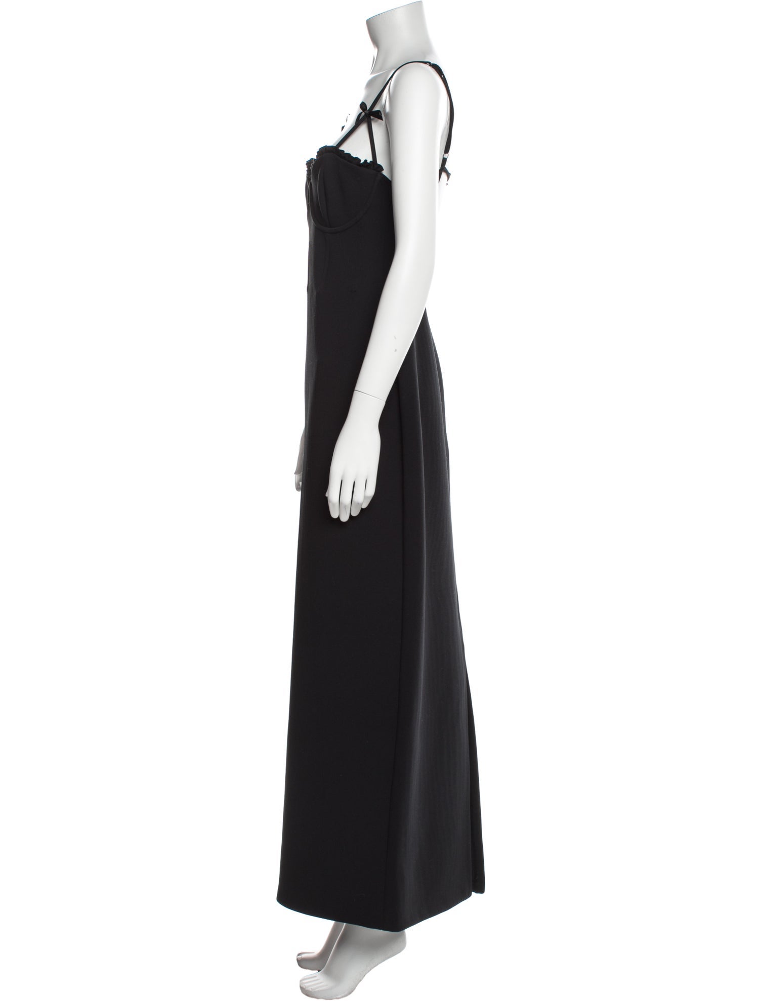 Staud Square Neckline Long Dress
