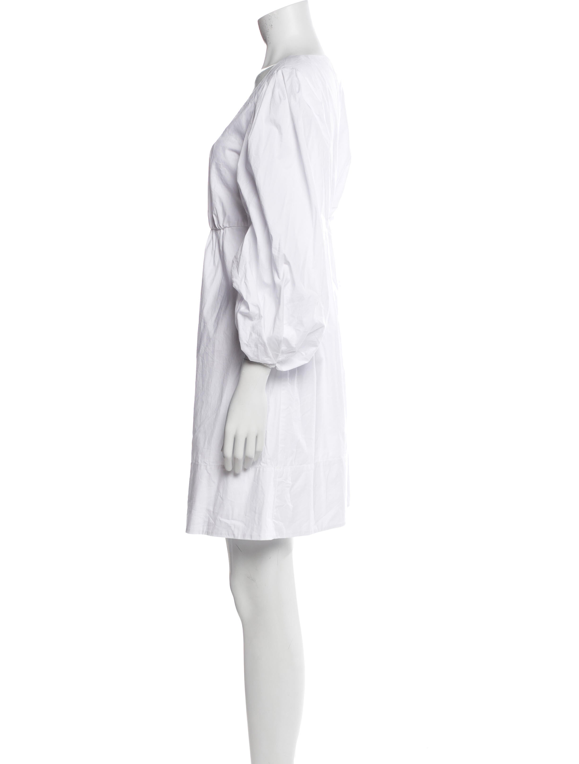 Staud Square Neckline Mini Dress