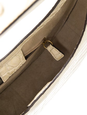 Staud Embossed Leather Top Handle Bag