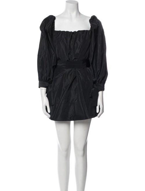 Staud Square Neckline Mini Dress