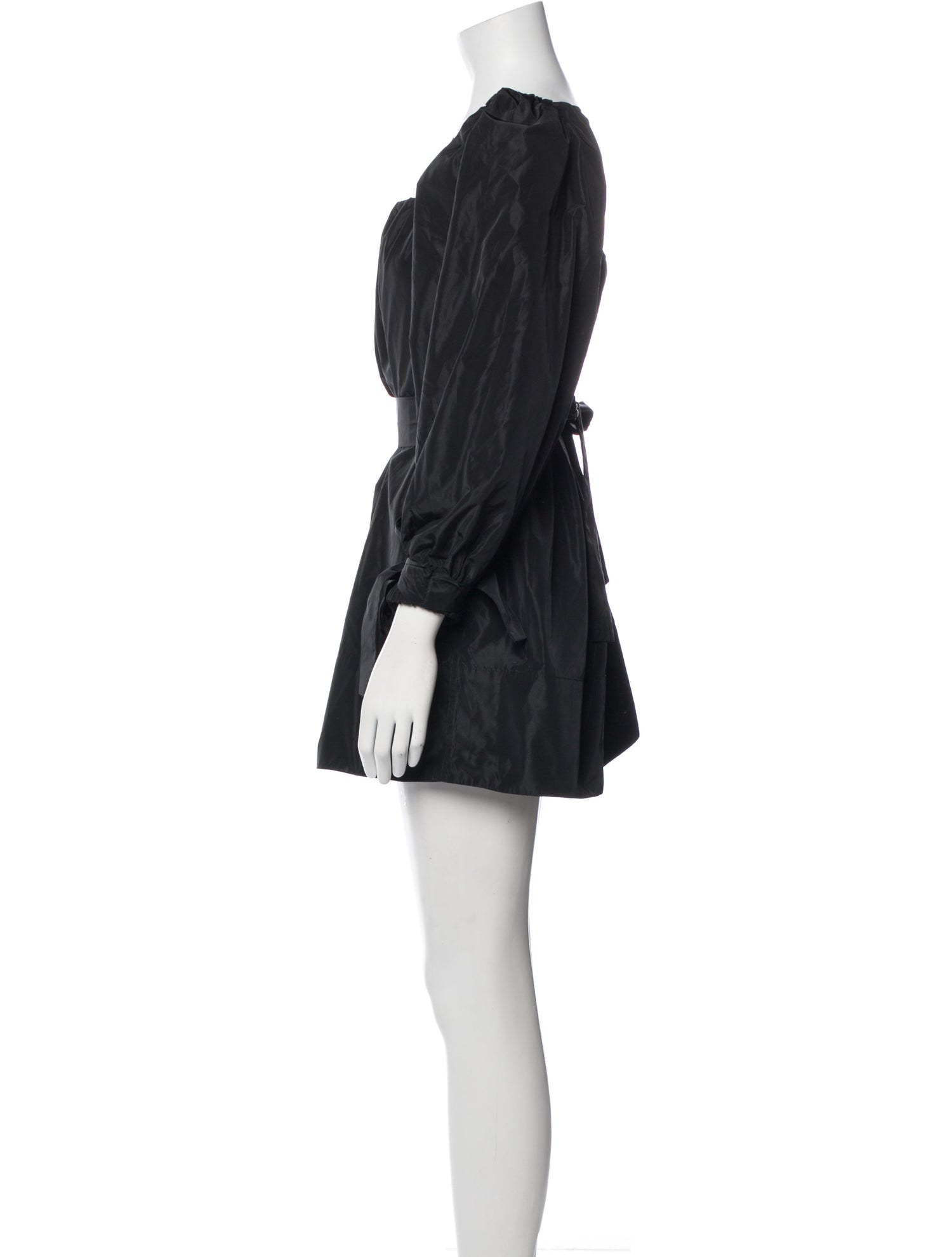 Staud Square Neckline Mini Dress