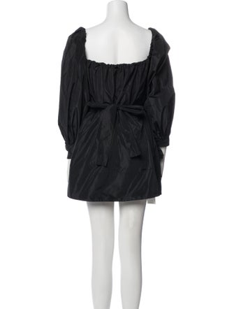 Staud Square Neckline Mini Dress