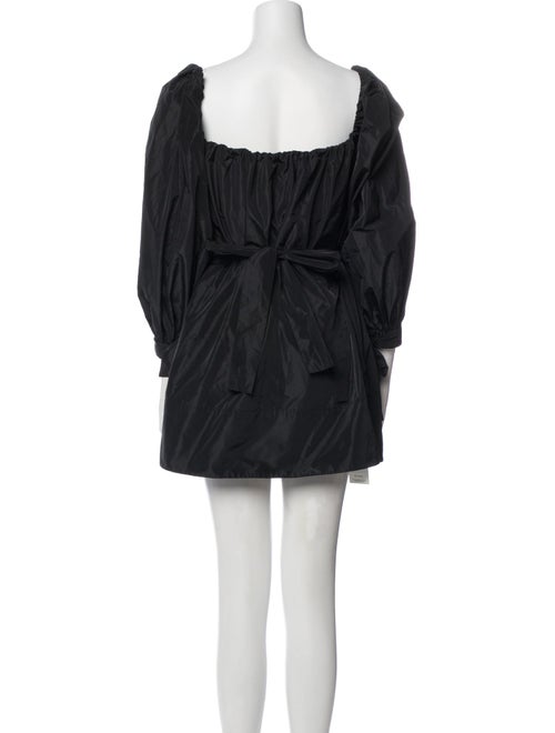 Staud Square Neckline Mini Dress