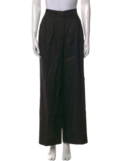 Staud Linen Wide Leg Pants