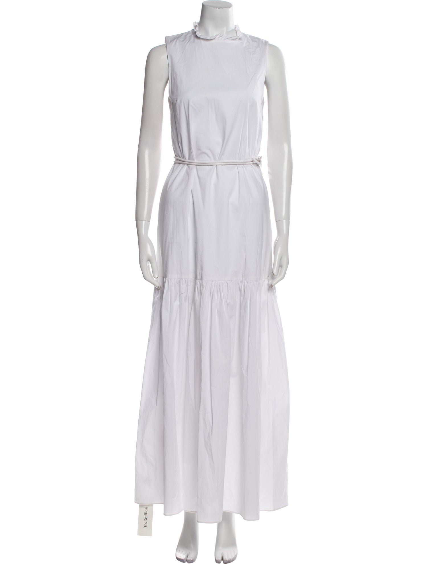 Staud Mock Neck Long Dress