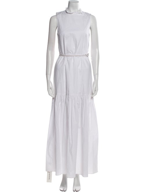 Staud Mock Neck Long Dress