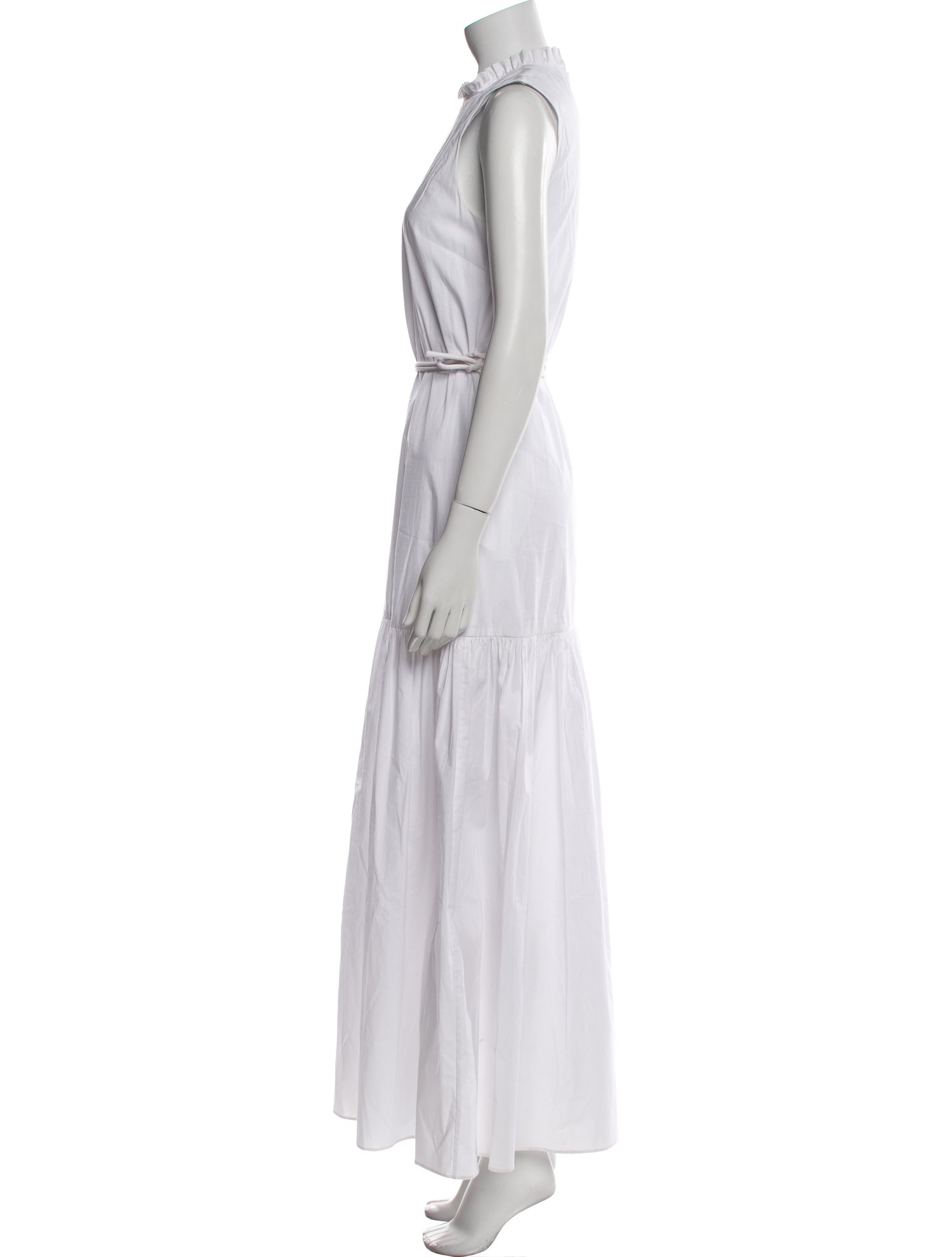 Staud Mock Neck Long Dress