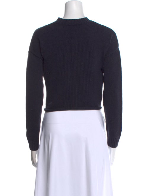 Staud Graphic Print Mock Neck Sweater