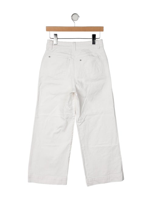 Staud Mid-Rise Wide Leg Jeans