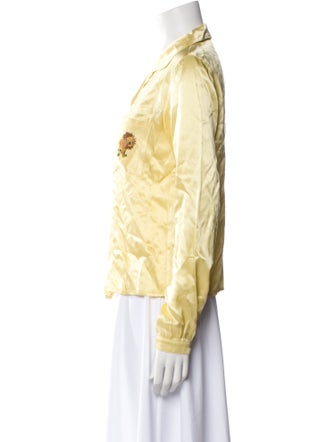 Staud Long Sleeve Button-Up Top