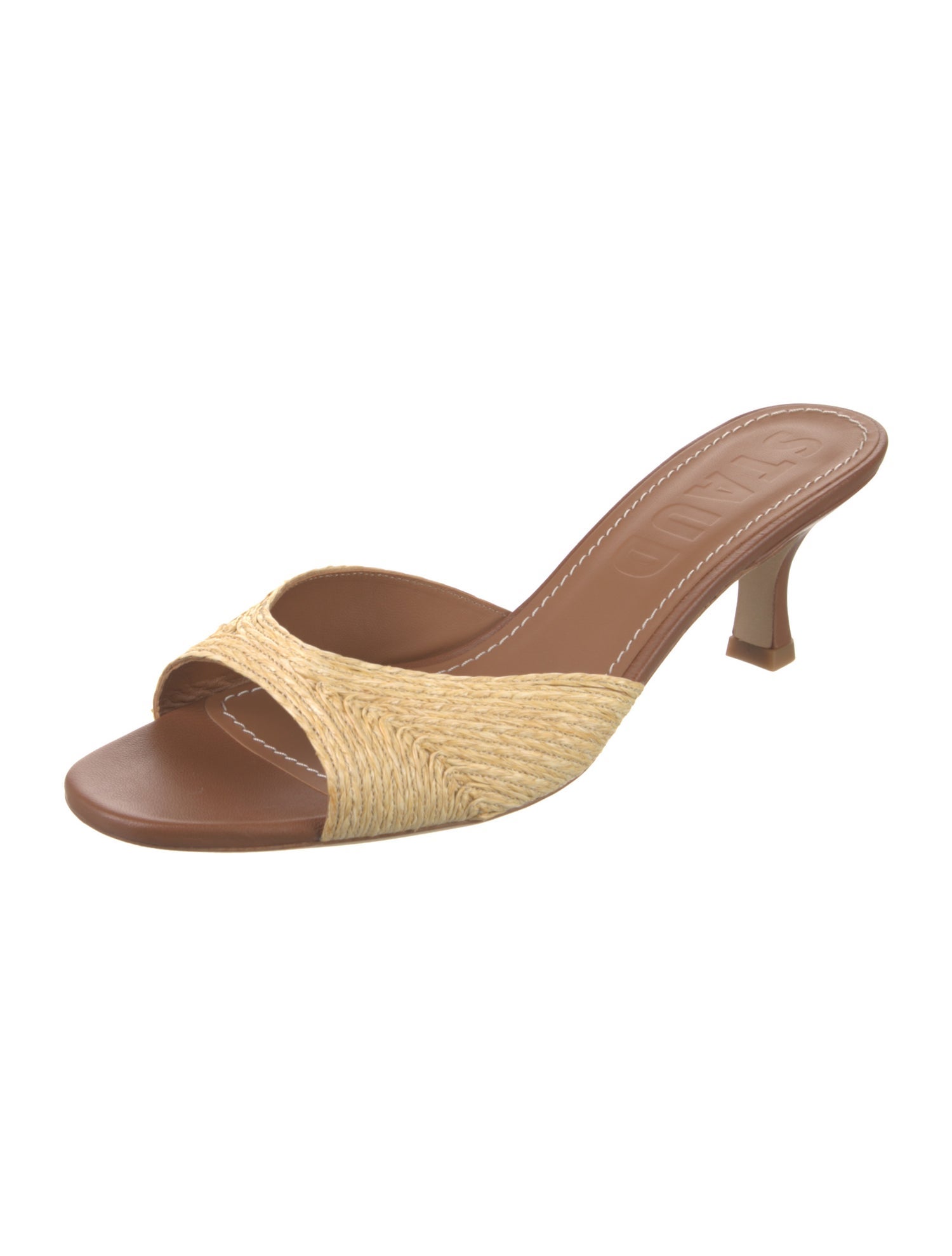 Staud Leather Slides w/ Tags