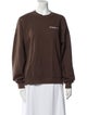 Staud Crew Neck Long Sleeve Sweatshirt