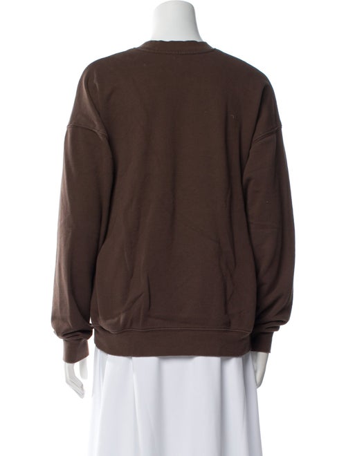 Staud Crew Neck Long Sleeve Sweatshirt