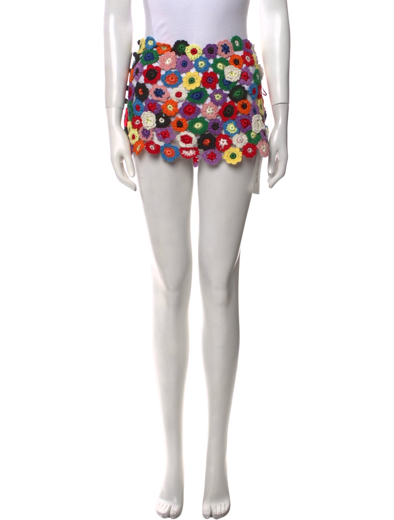 Staud Floral Print Mini Skirt