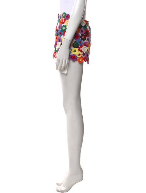 Staud Floral Print Mini Skirt