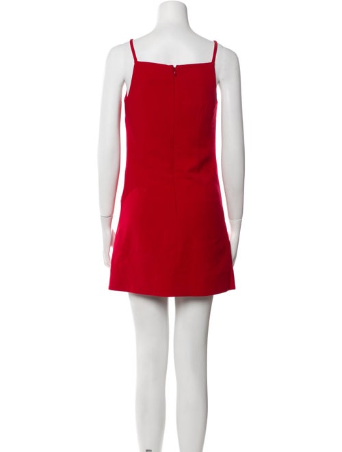 Staud Square Neckline Mini Dress