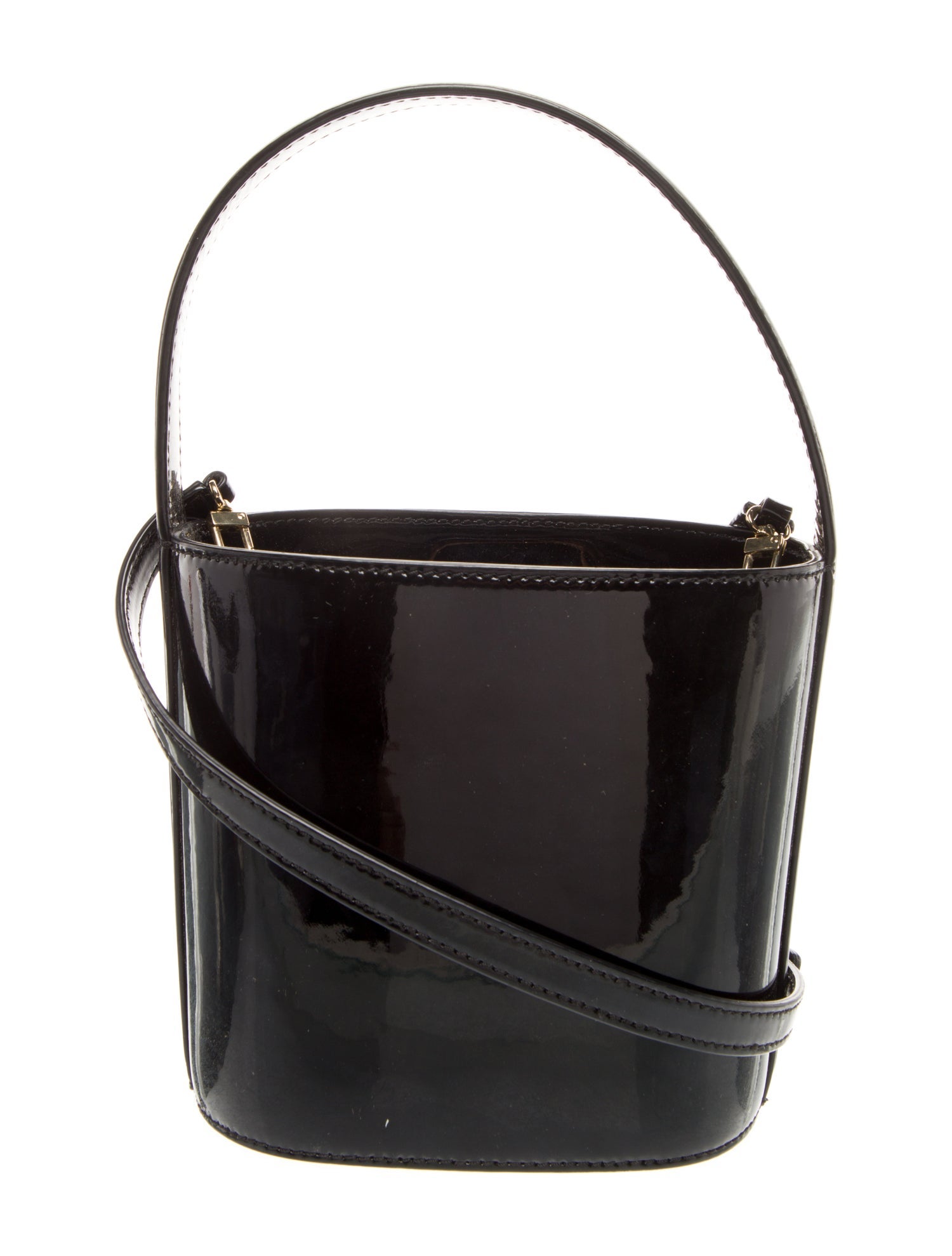Staud Patent Leather Bucket Bag