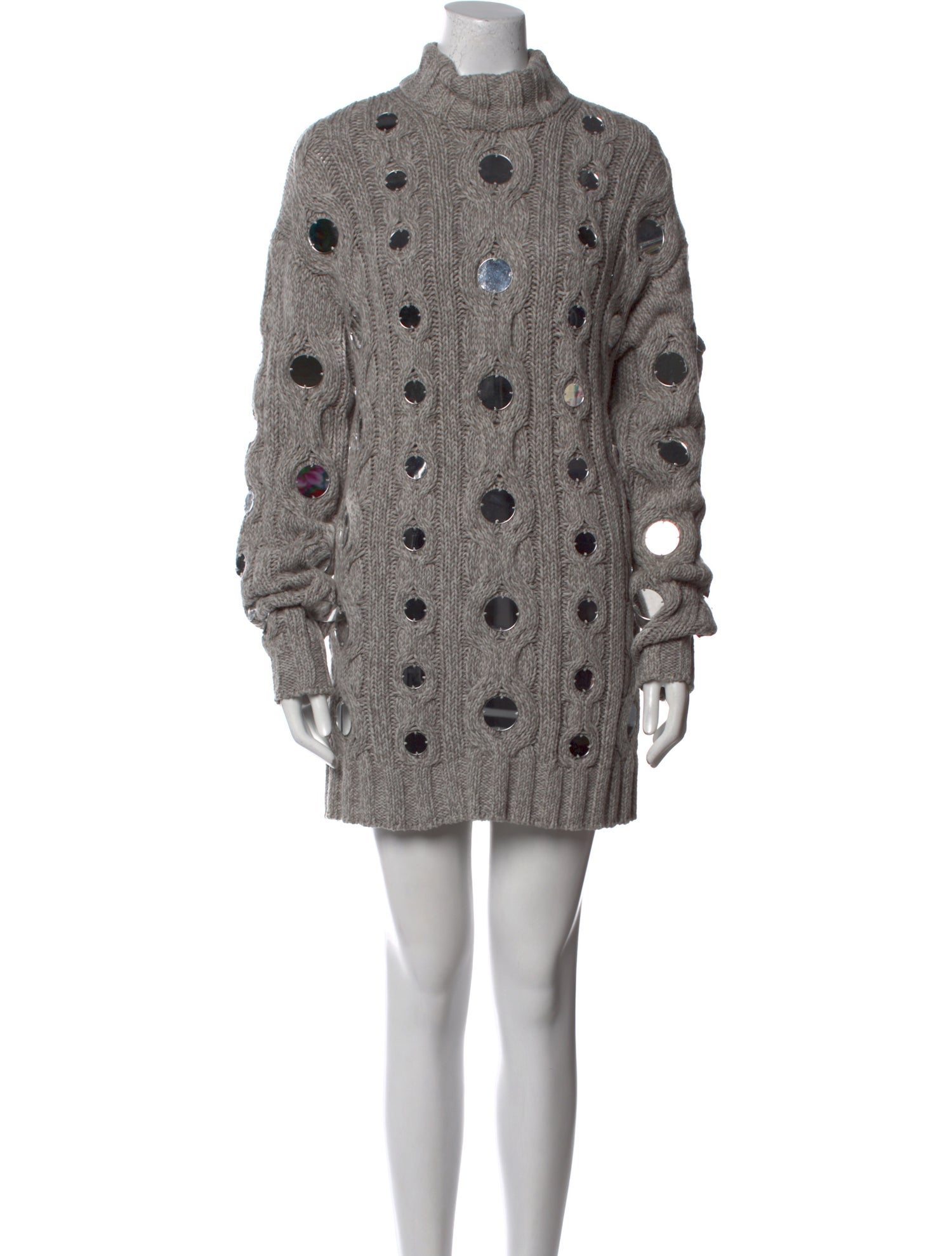 Staud Polka Dot Print Mini Dress