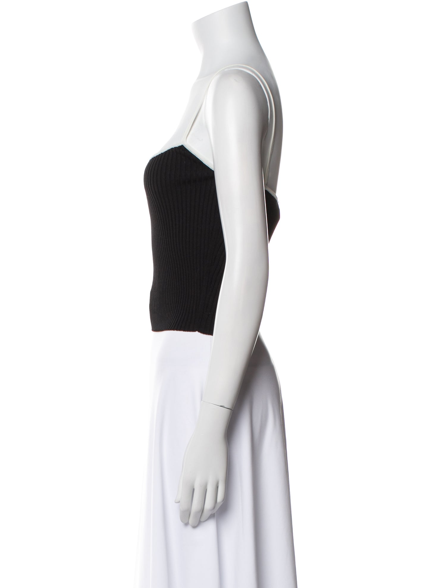 Staud Square Neckline Sleeveless Crop Top w/ Tags