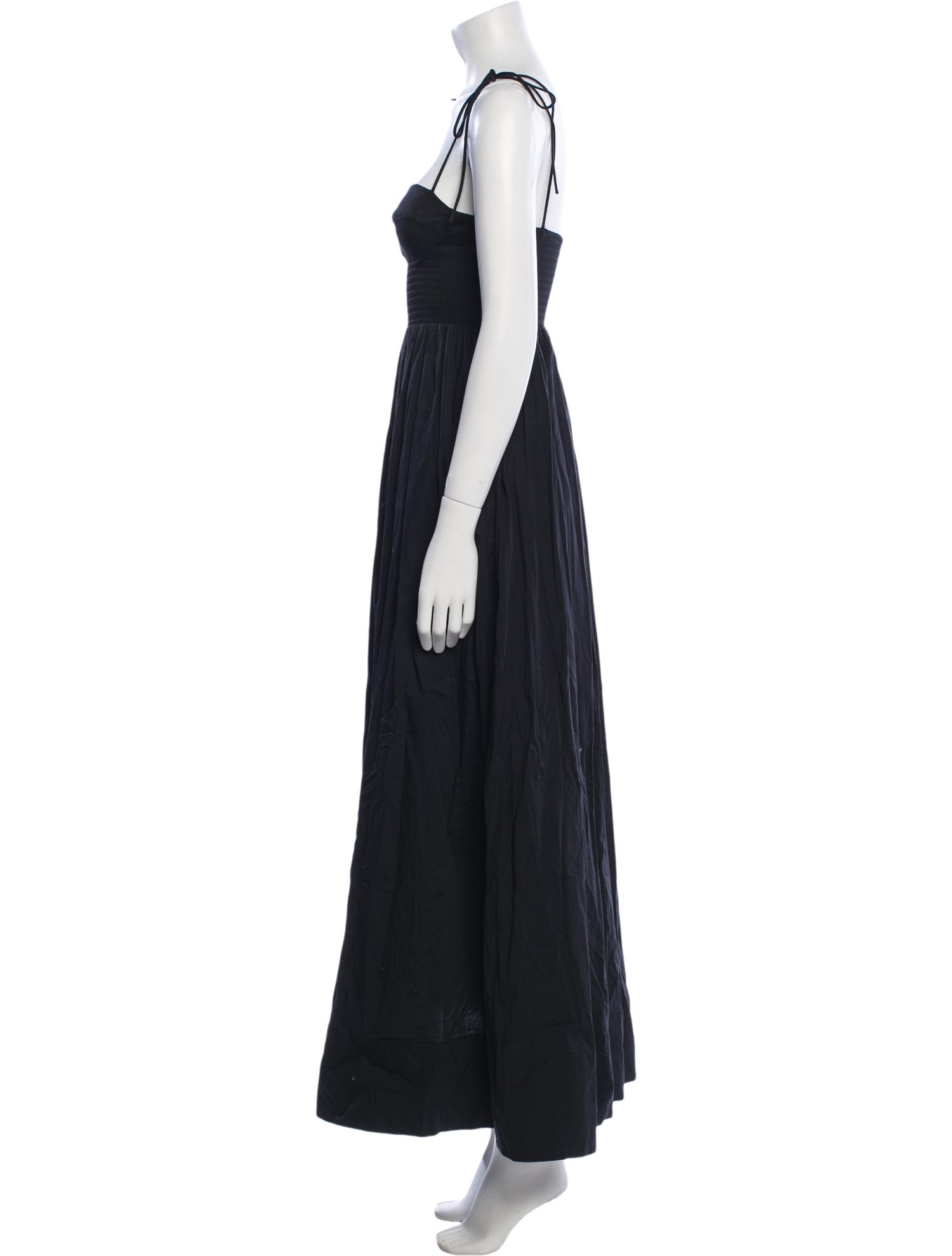 Staud Square Neckline Long Dress