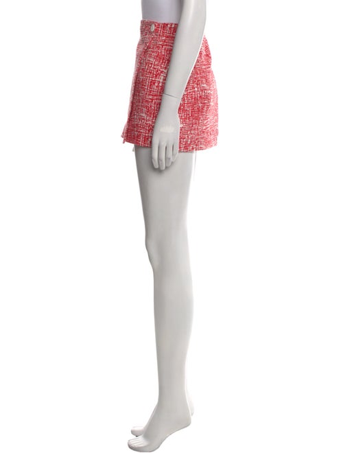 Staud Tweed Pattern Mini Skirt