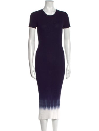 Staud Crew Neck Long Dress