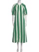 Staud Striped Long Dress