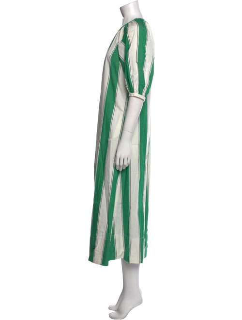 Staud Striped Long Dress