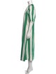 Staud Striped Long Dress