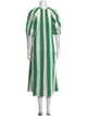 Staud Striped Long Dress