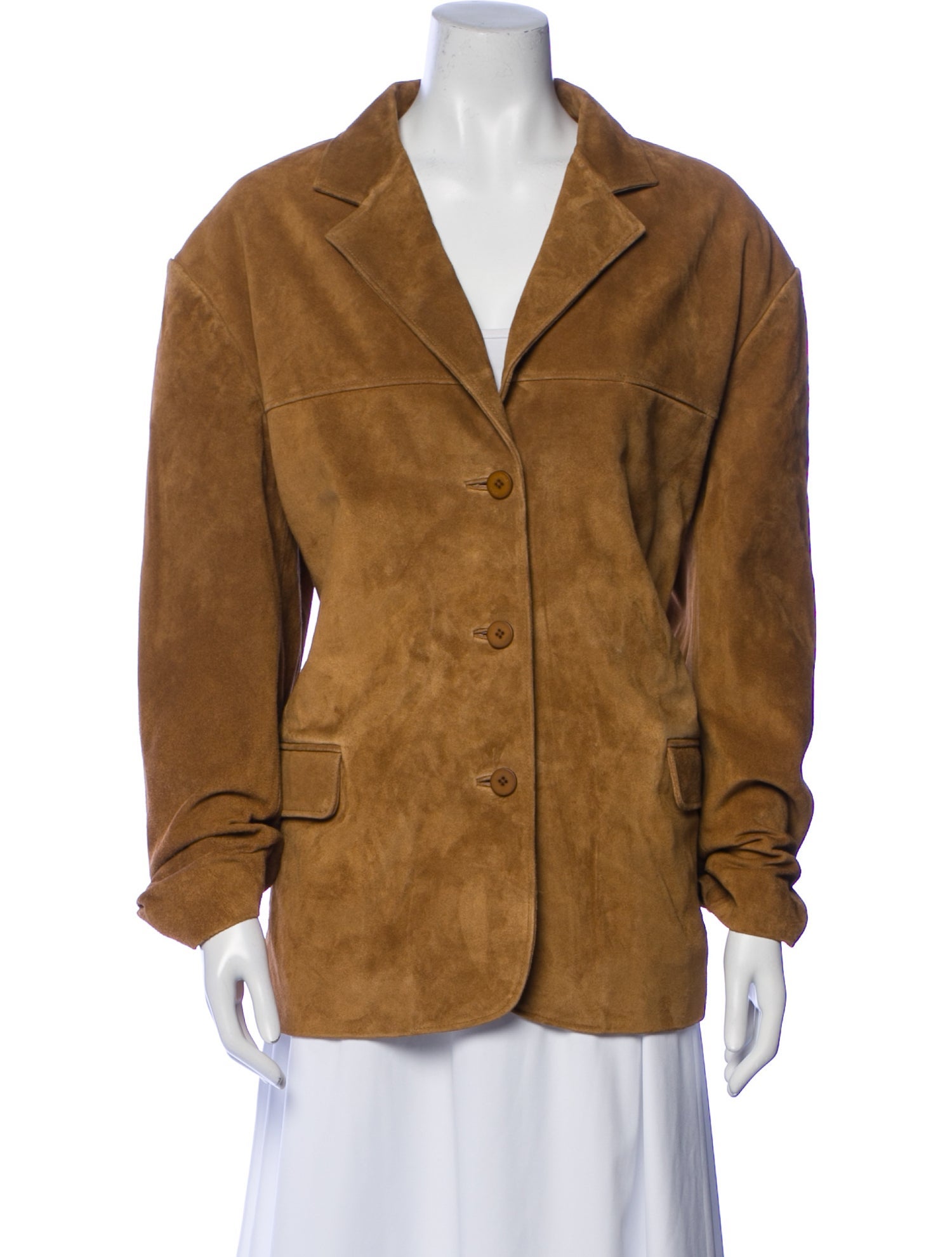 Staud Leather Blazer