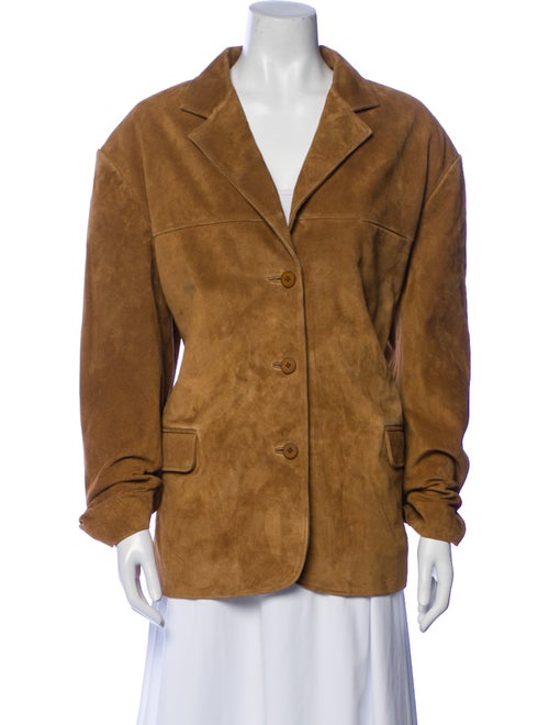 Staud Leather Blazer