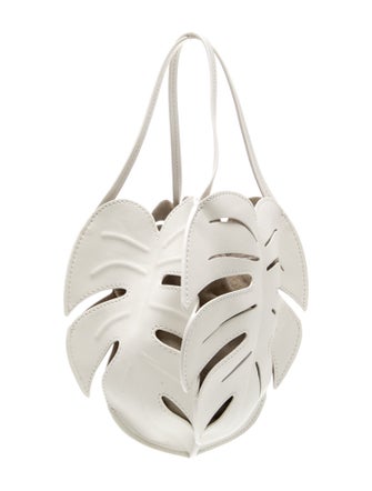 Staud Leather Top Handle Bag