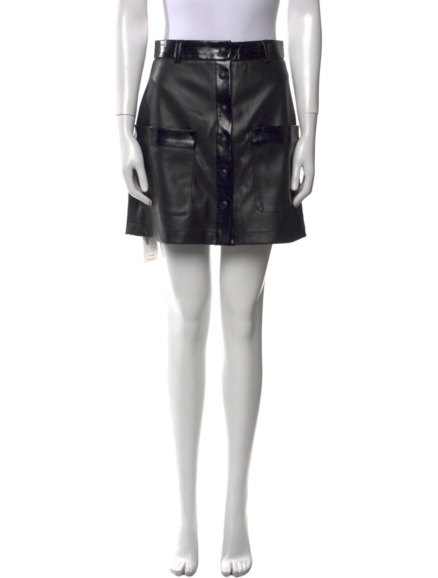 Staud Pleated Accents Mini Skirt