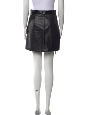 Staud Pleated Accents Mini Skirt